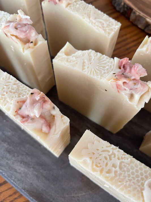 Peppermint Bar Soap organic and wildcrafted