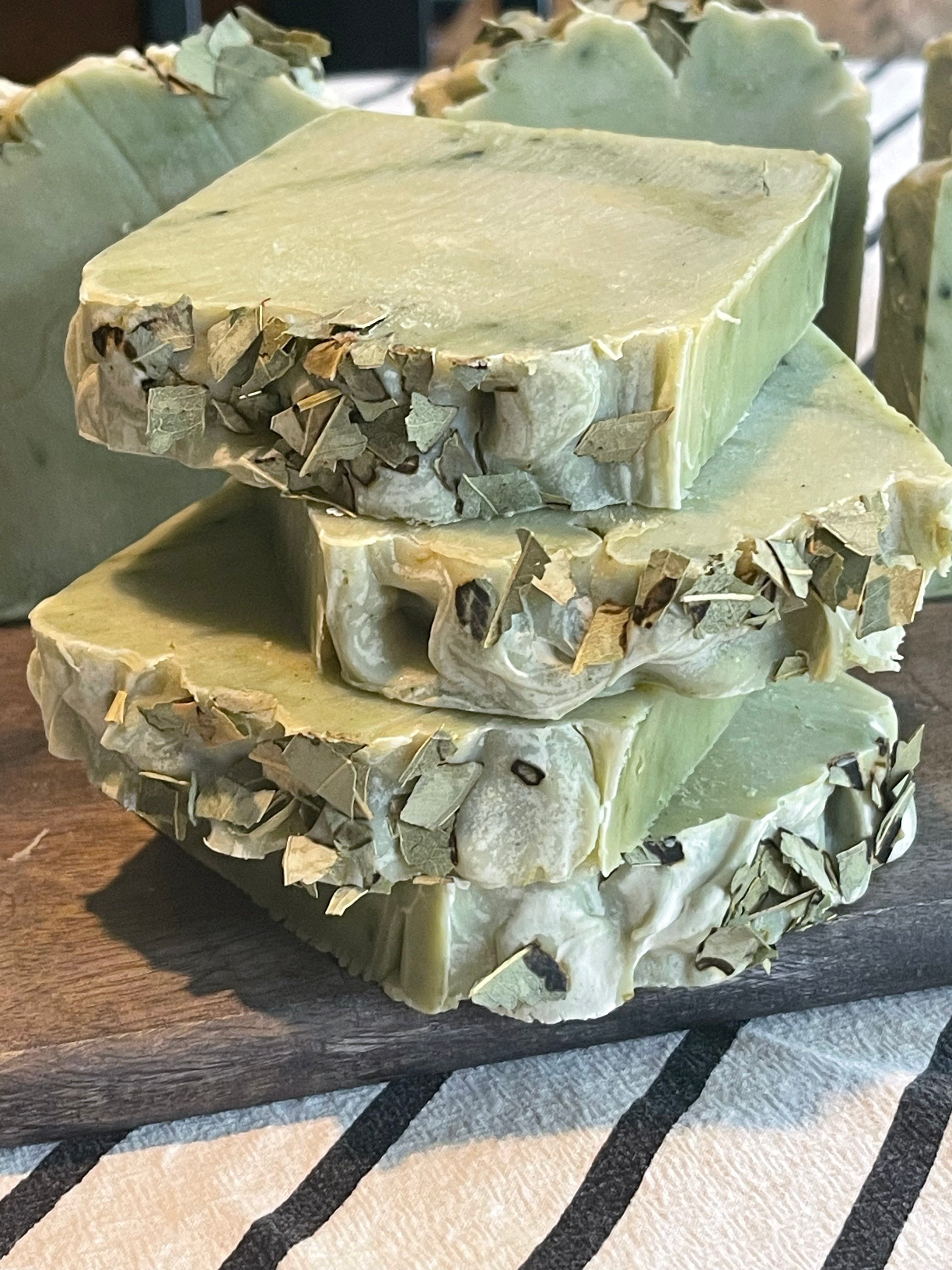 Eucalyptus Sage Green Clay Soap Natural Bar – JUTURNA STUDIOS