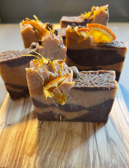 Autumn & Orange Organic and wildcrafted Soap Bar