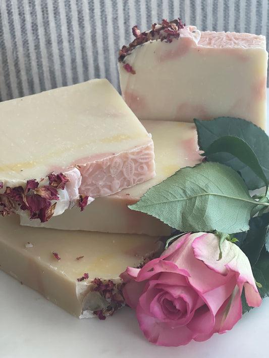 Lavender & Rose Organic and Wildcrafted Soap Bar